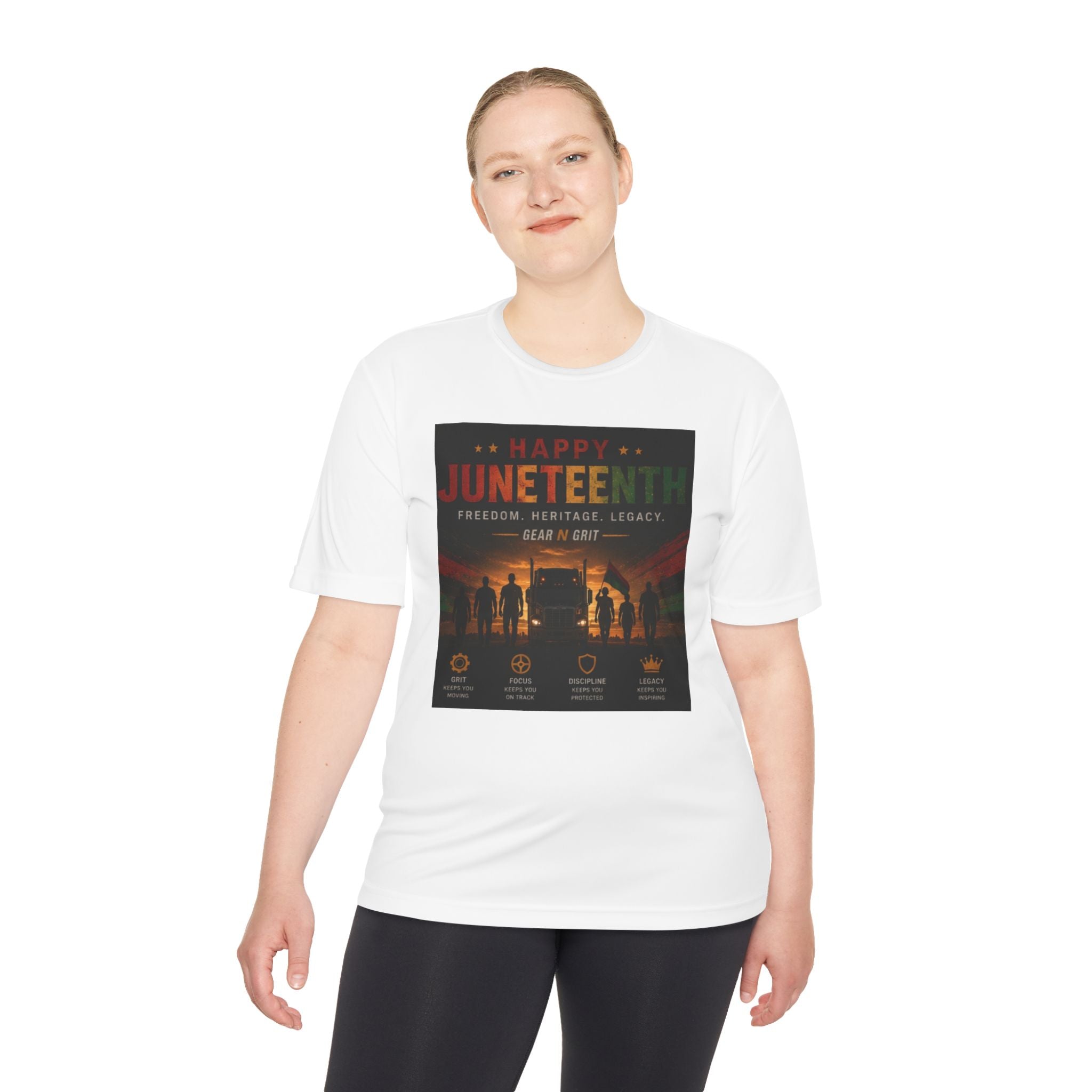 Gear & Grit Long Haul Performance Tee — Unisex Moisture-Wicking Trucker Shirt