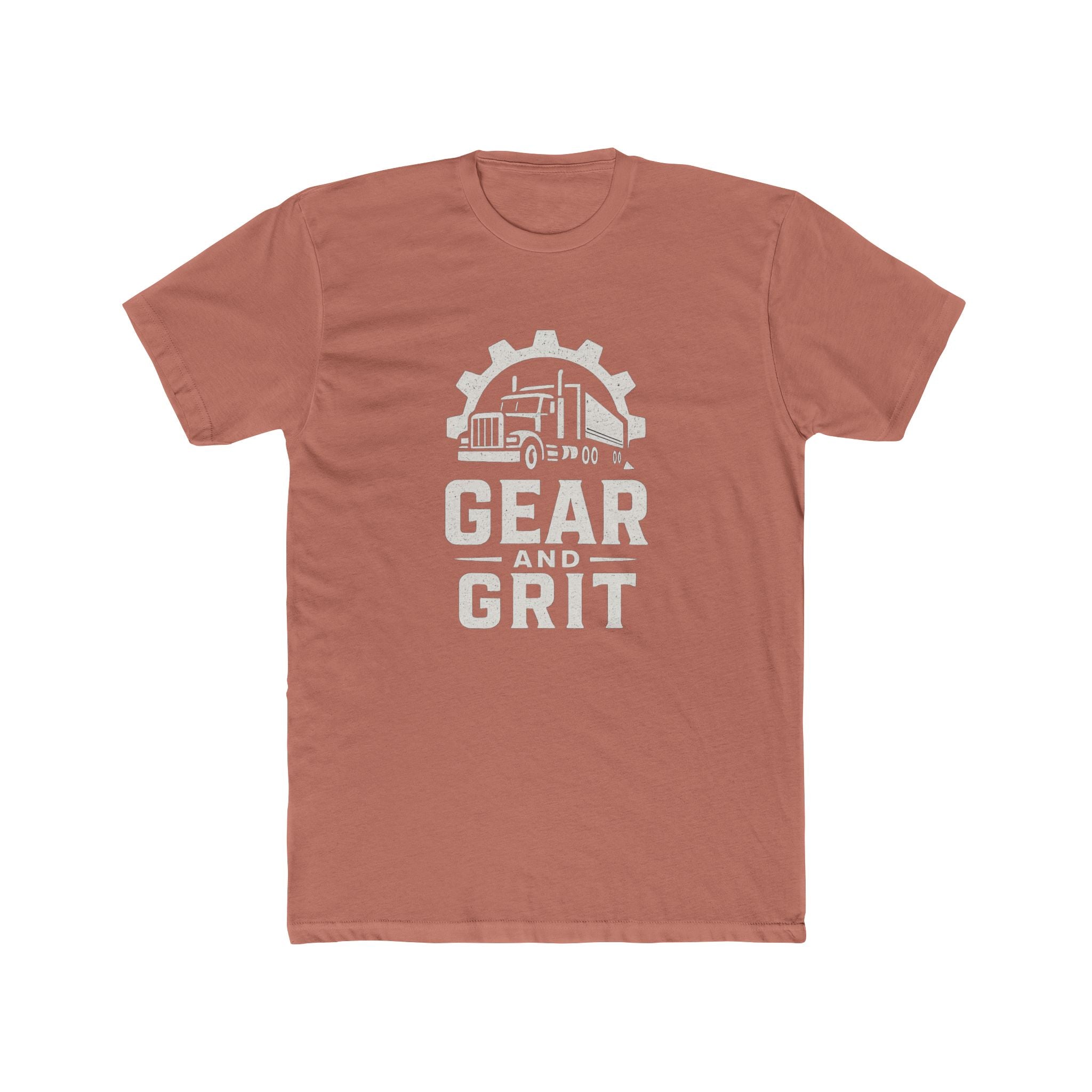Gear and Grit Trucker T‑Shirt — "Grind Never Stops" Long Haul Tee