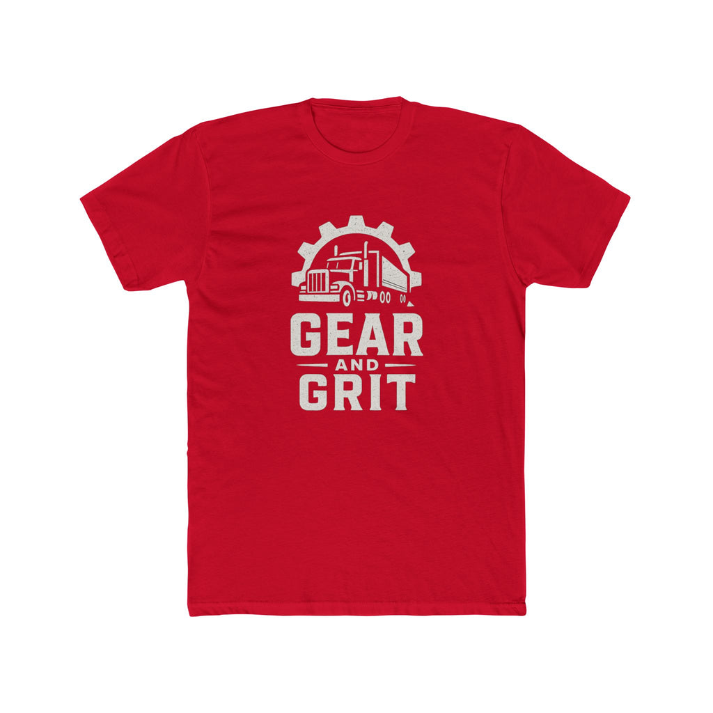 Gear and Grit Trucker T‑Shirt — "Grind Never Stops" Long Haul Tee