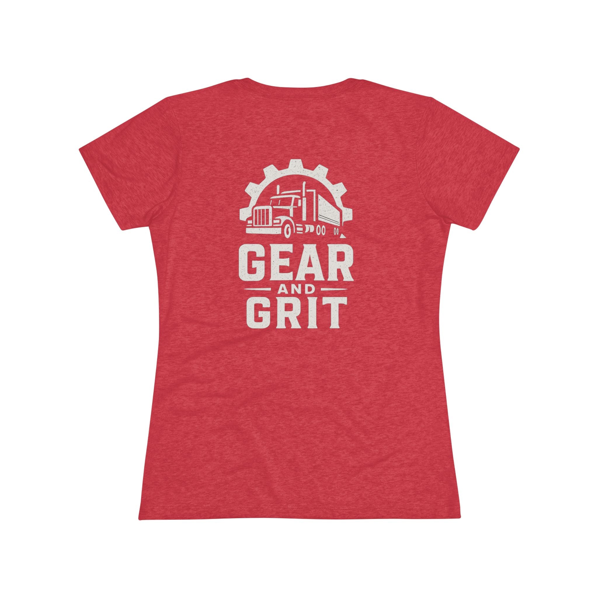 Truck-Hers Women's Tee — 'We Don't Follow Roads, We Own Them' Gear & Grit Trucker Shirt