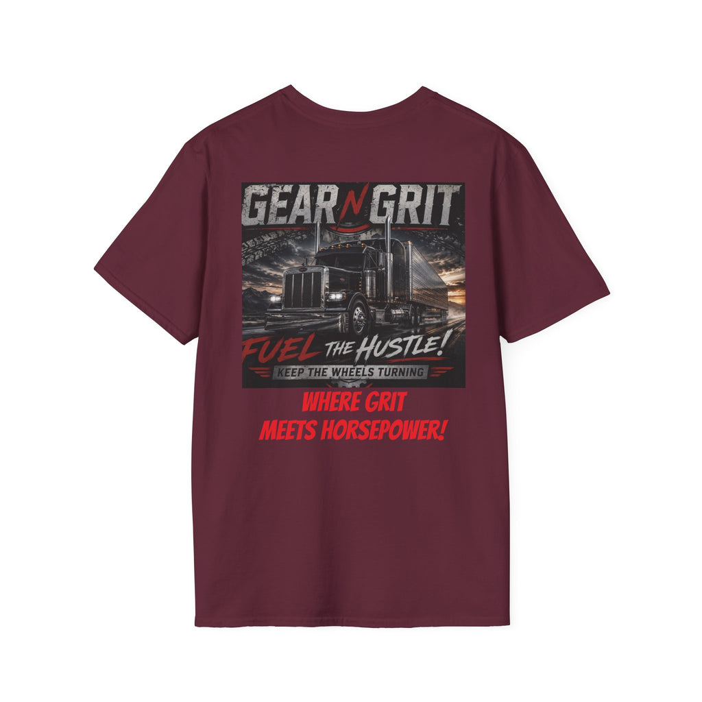 Gear n Grit Where Grit Meets Horsepower T-Shirt | Trucker Tee