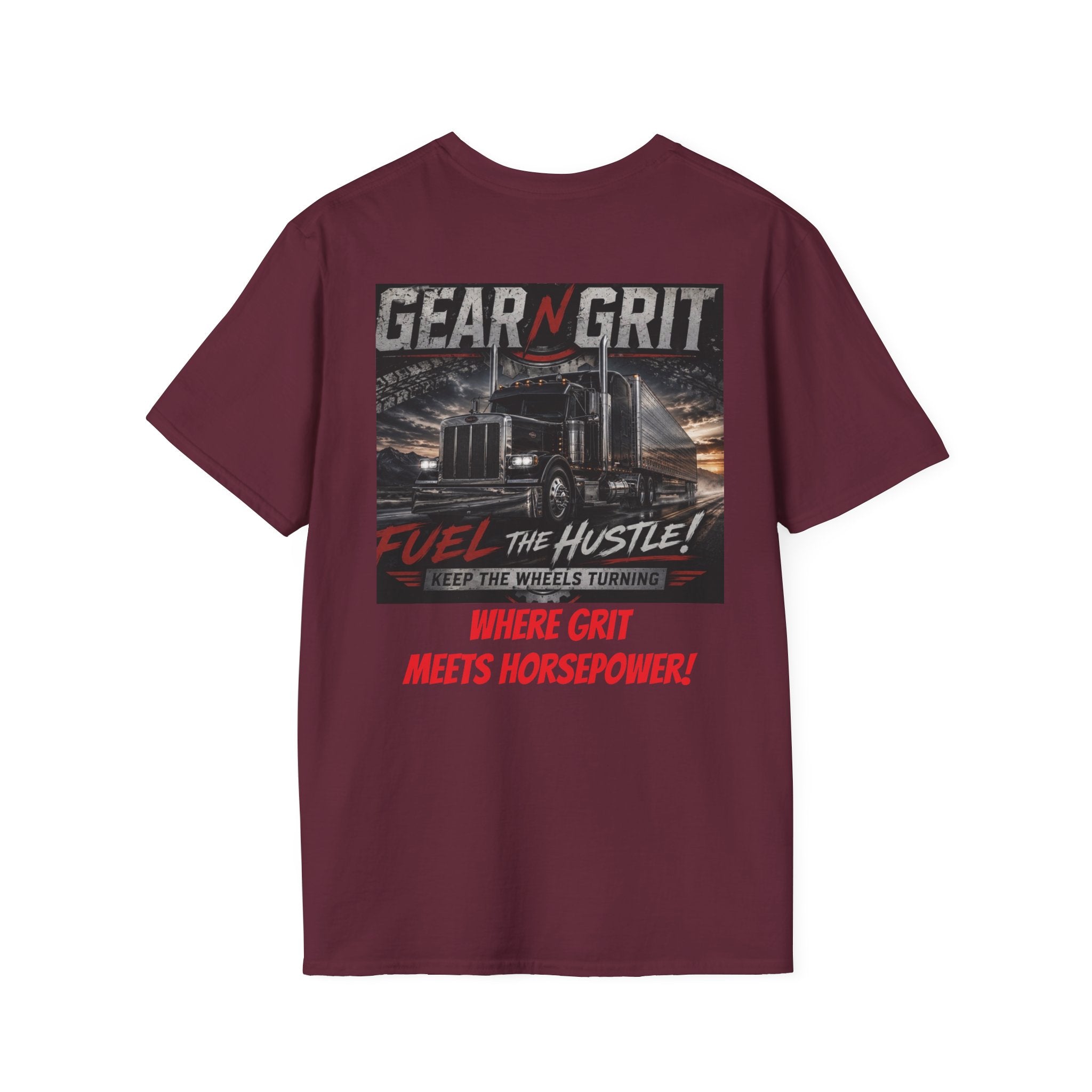Gear n Grit Where Grit Meets Horsepower T-Shirt | Trucker Tee