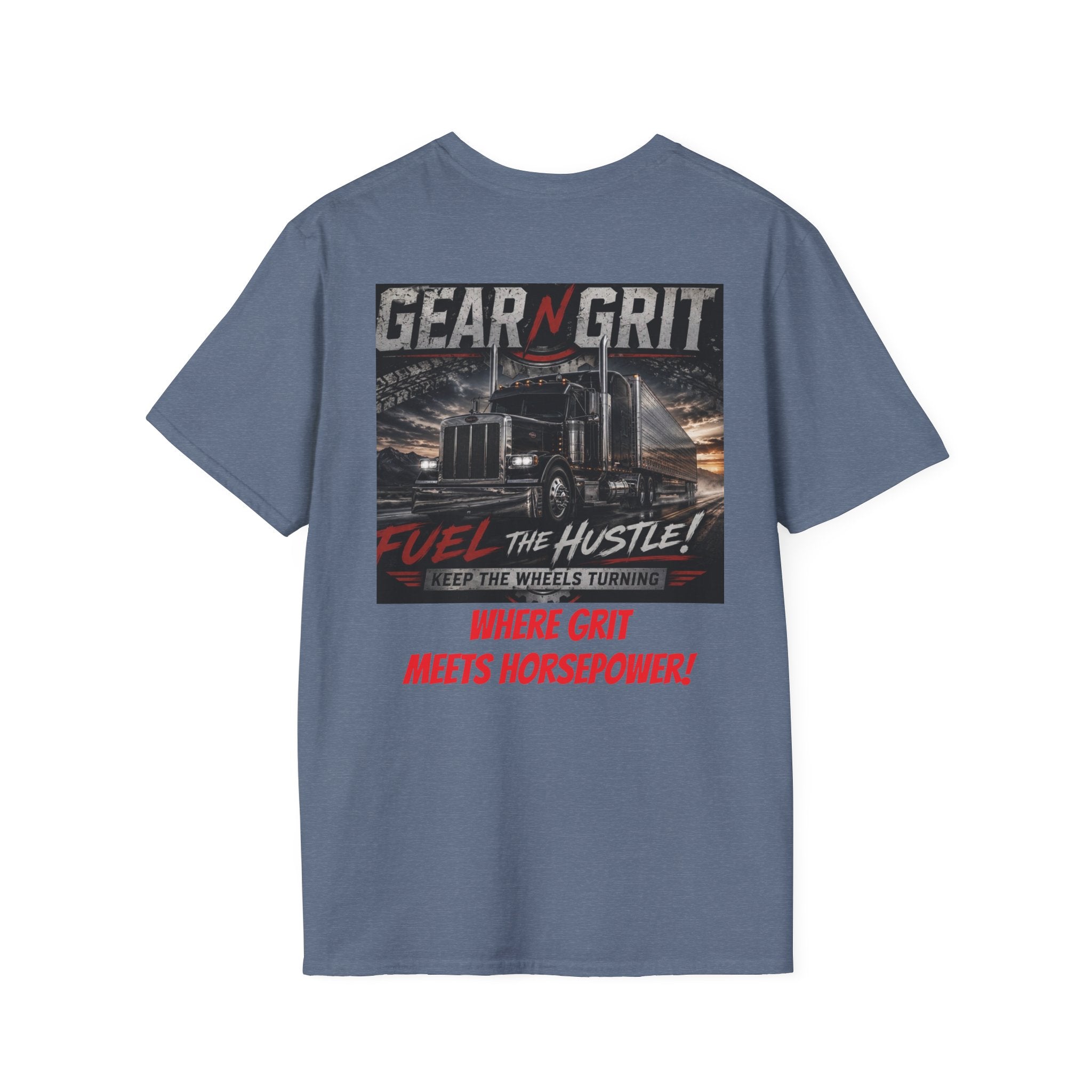 Gear n Grit Where Grit Meets Horsepower T-Shirt | Trucker Tee