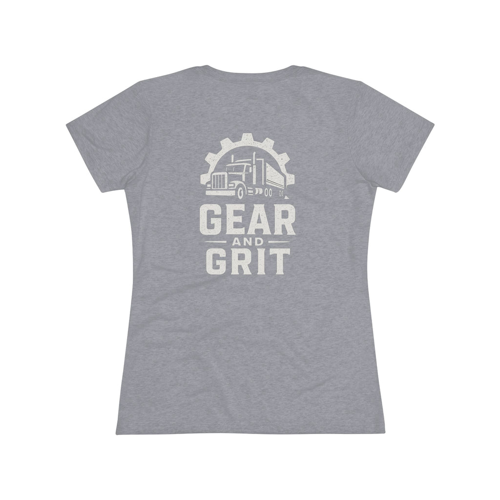 Truck-Hers Women's Tee — 'We Don't Follow Roads, We Own Them' Gear & Grit Trucker Shirt