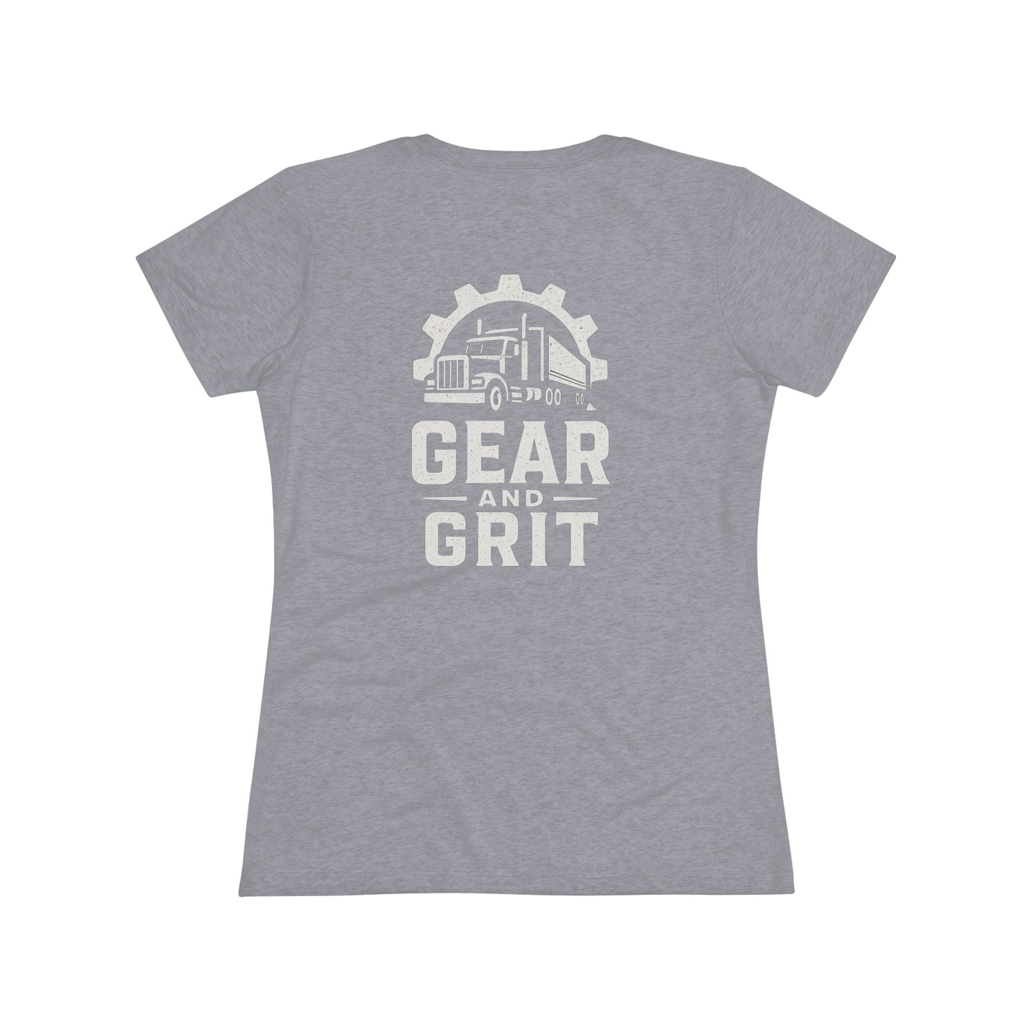 Truck-Hers Women's Tee — 'We Don't Follow Roads, We Own Them' Gear & Grit Trucker Shirt