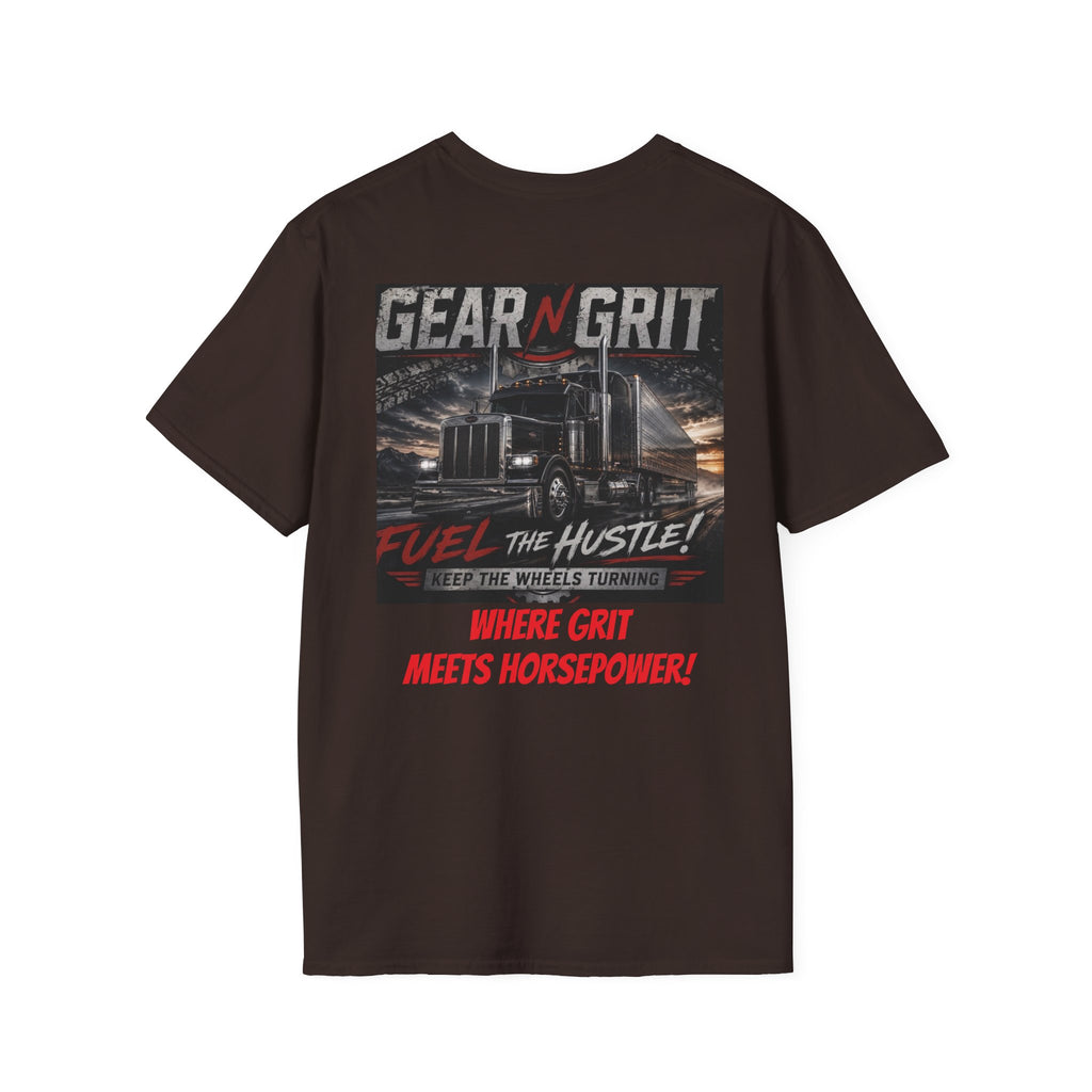 Gear n Grit Where Grit Meets Horsepower T-Shirt | Trucker Tee
