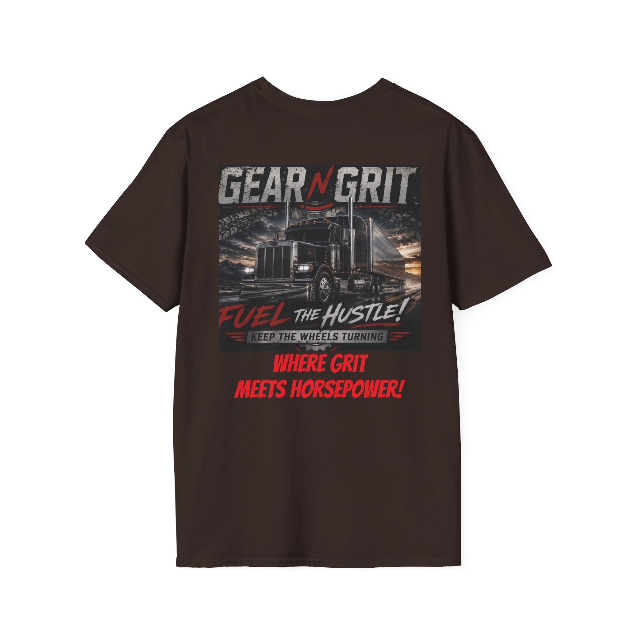 Gear n Grit Where Grit Meets Horsepower T-Shirt | Trucker Tee