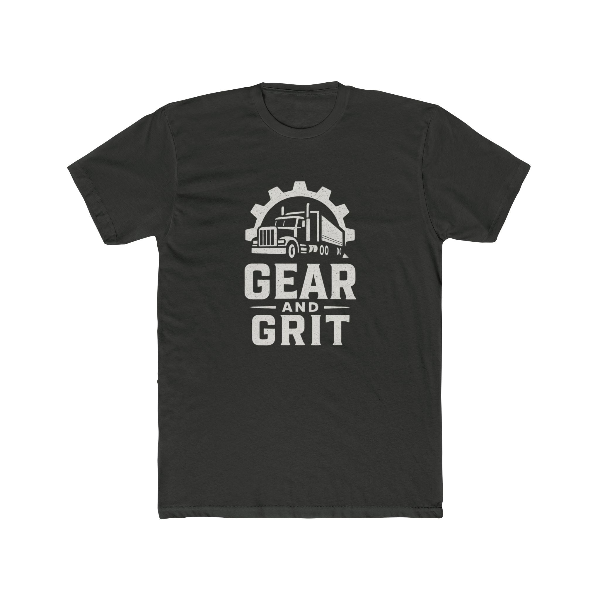 Gear and Grit Trucker T‑Shirt — "Grind Never Stops" Long Haul Tee