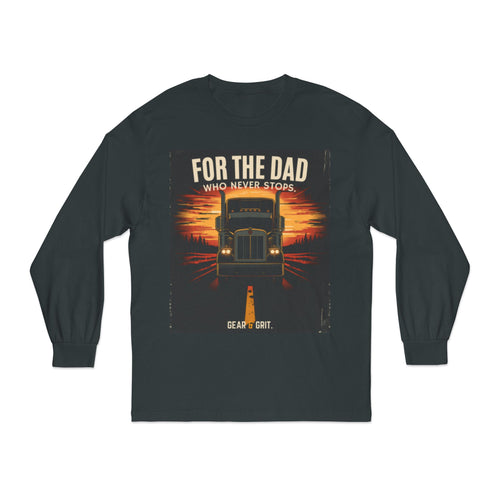 Gear & Grit Long Haul Long Sleeve — Unisex Trucker Cotton Tee