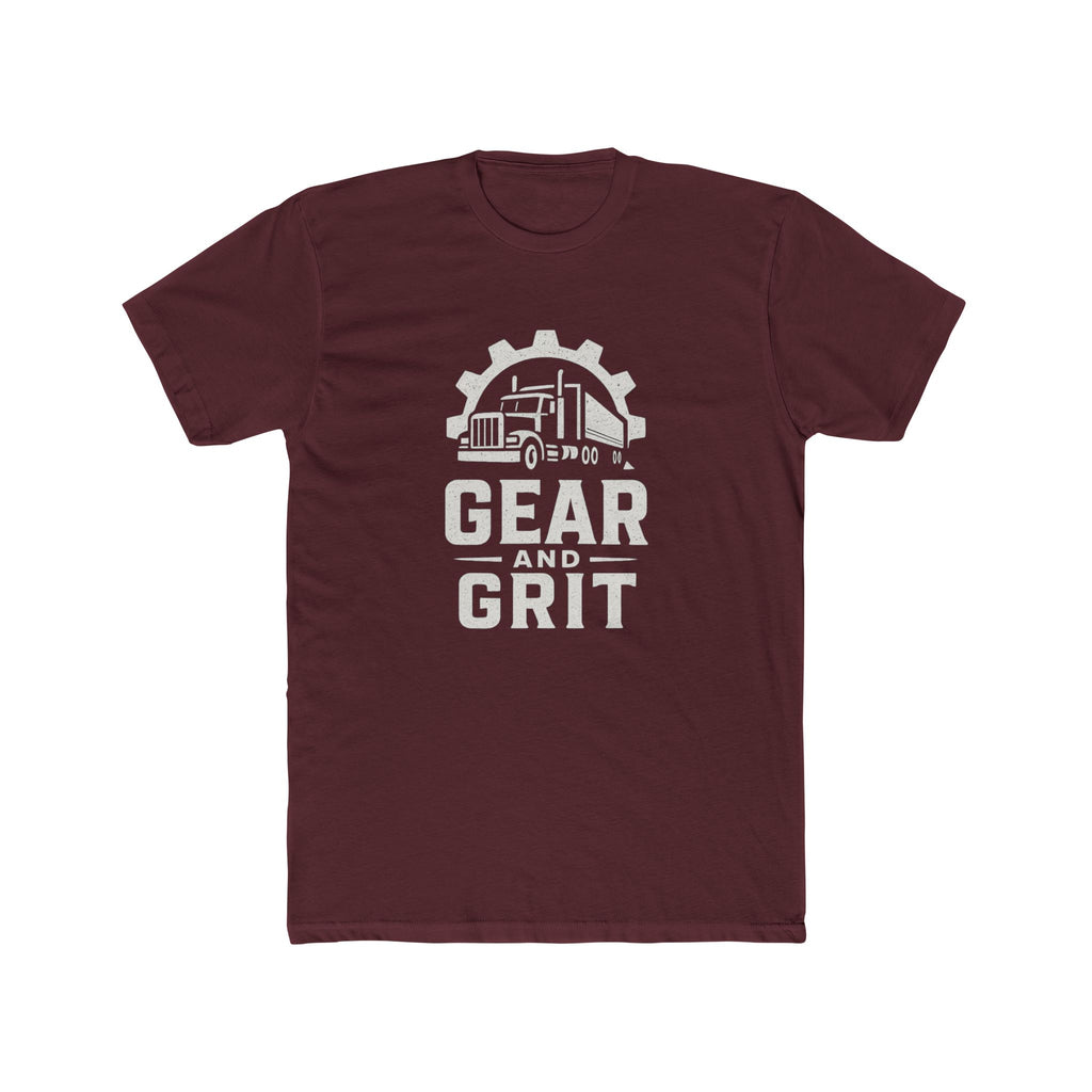 Gear and Grit Trucker T‑Shirt — "Grind Never Stops" Long Haul Tee