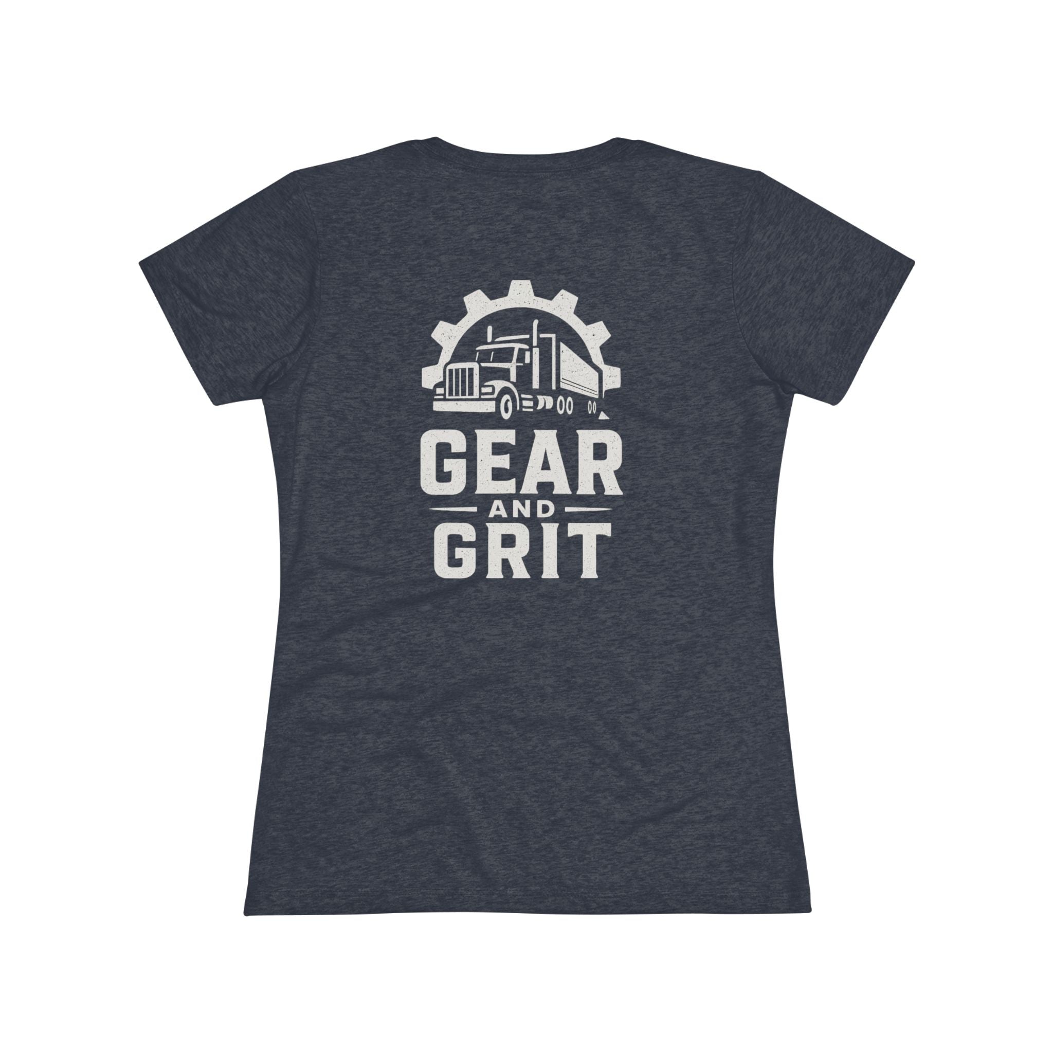 Truck-Hers Women's Tee — 'We Don't Follow Roads, We Own Them' Gear & Grit Trucker Shirt