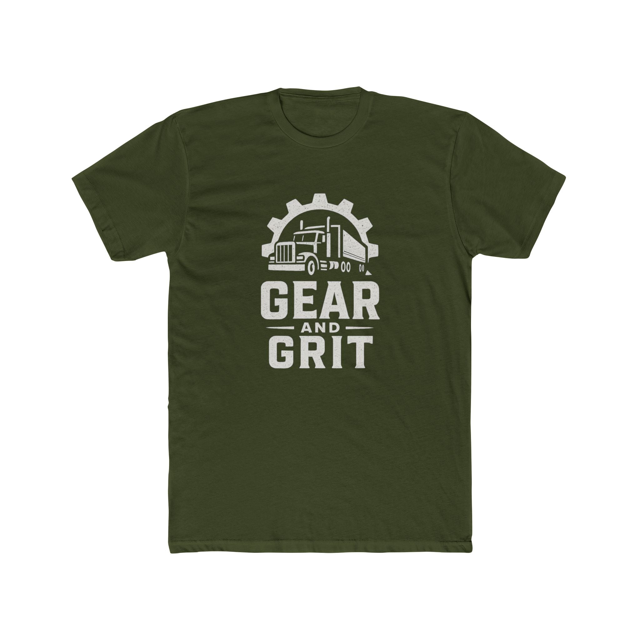 Gear and Grit Trucker T‑Shirt — "Grind Never Stops" Long Haul Tee