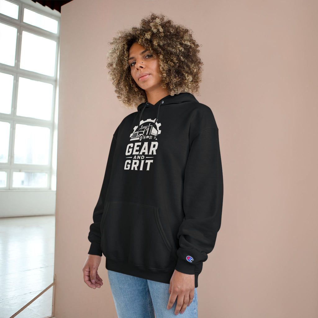 Steel Nerves with a Diesel Heart Hoodie — Champion Hoodie