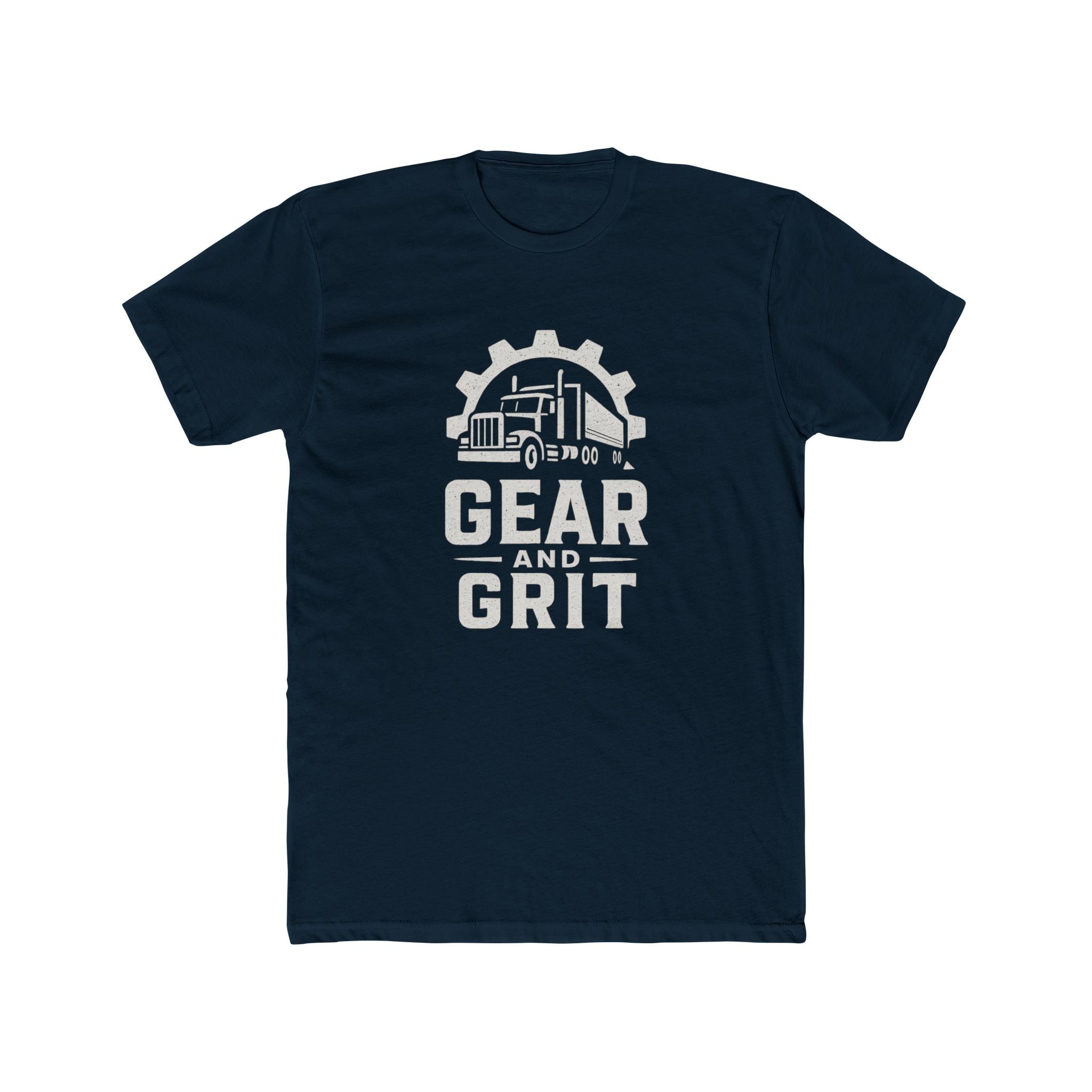 Gear and Grit Trucker T‑Shirt — "Grind Never Stops" Long Haul Tee