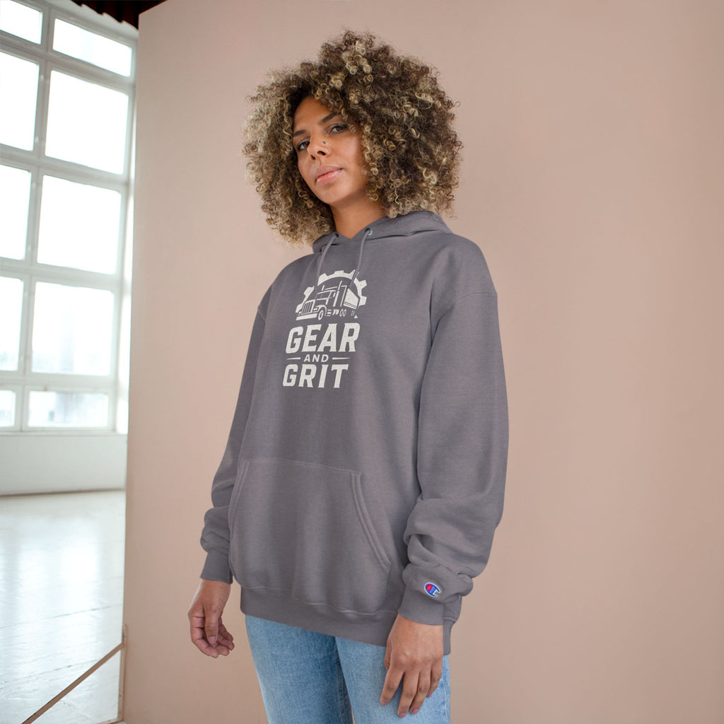 Steel Nerves with a Diesel Heart Hoodie — Champion Hoodie