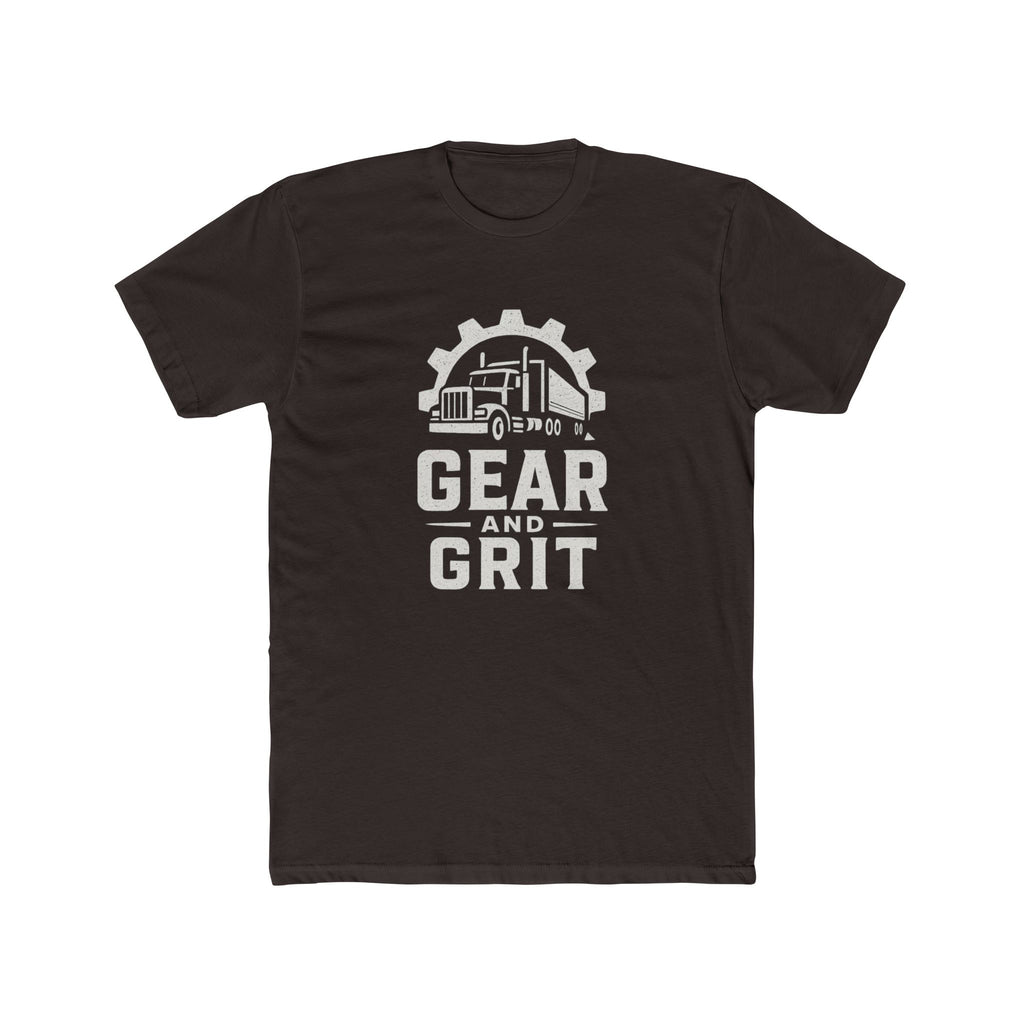 Gear and Grit Trucker T‑Shirt — "Grind Never Stops" Long Haul Tee