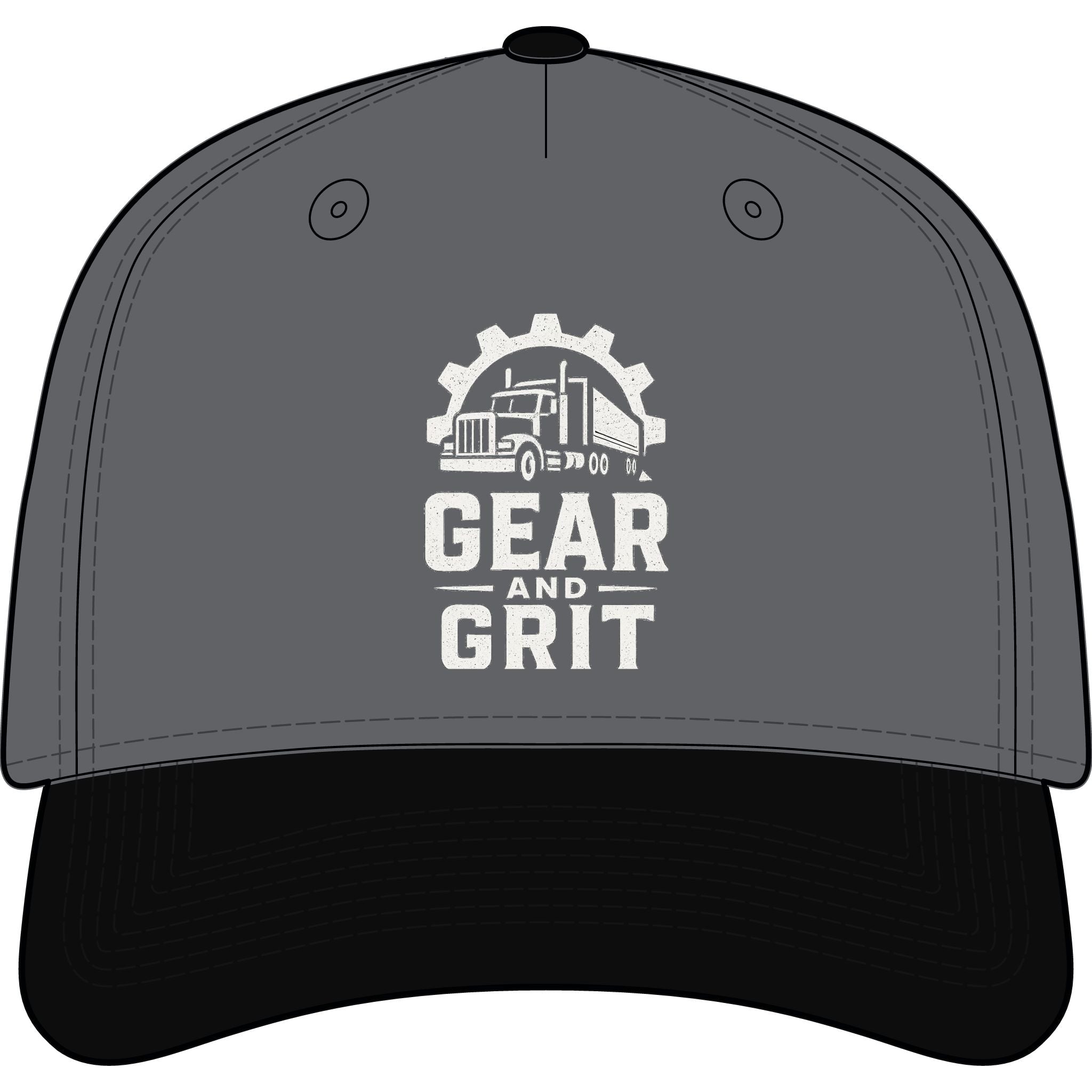 Truckers Gear & Grit Classic Two-Tone Cap