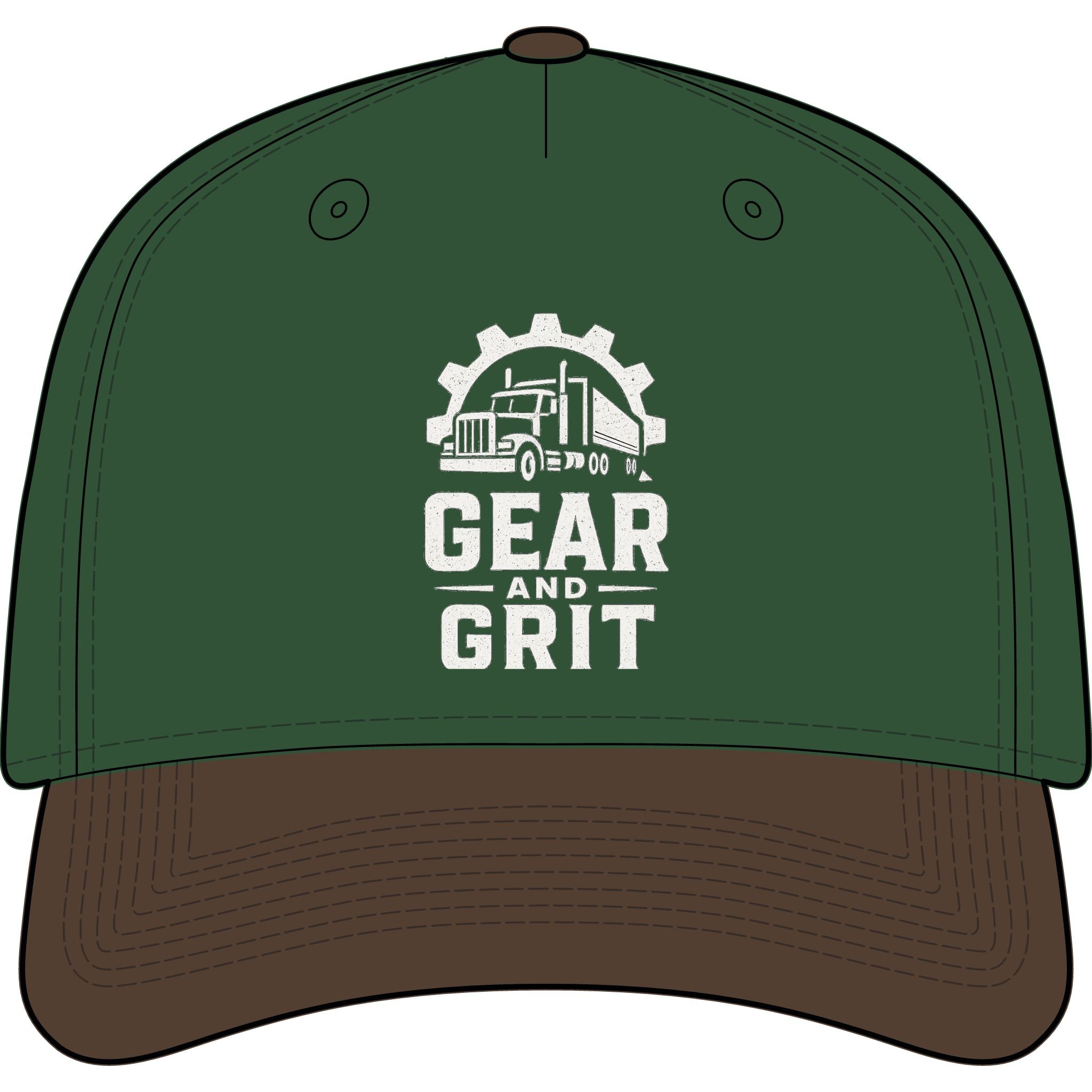 Truckers Gear & Grit Classic Two-Tone Cap