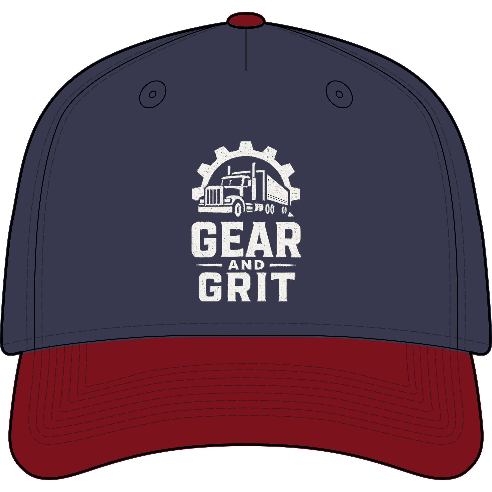 Truckers Gear & Grit Classic Two-Tone Cap