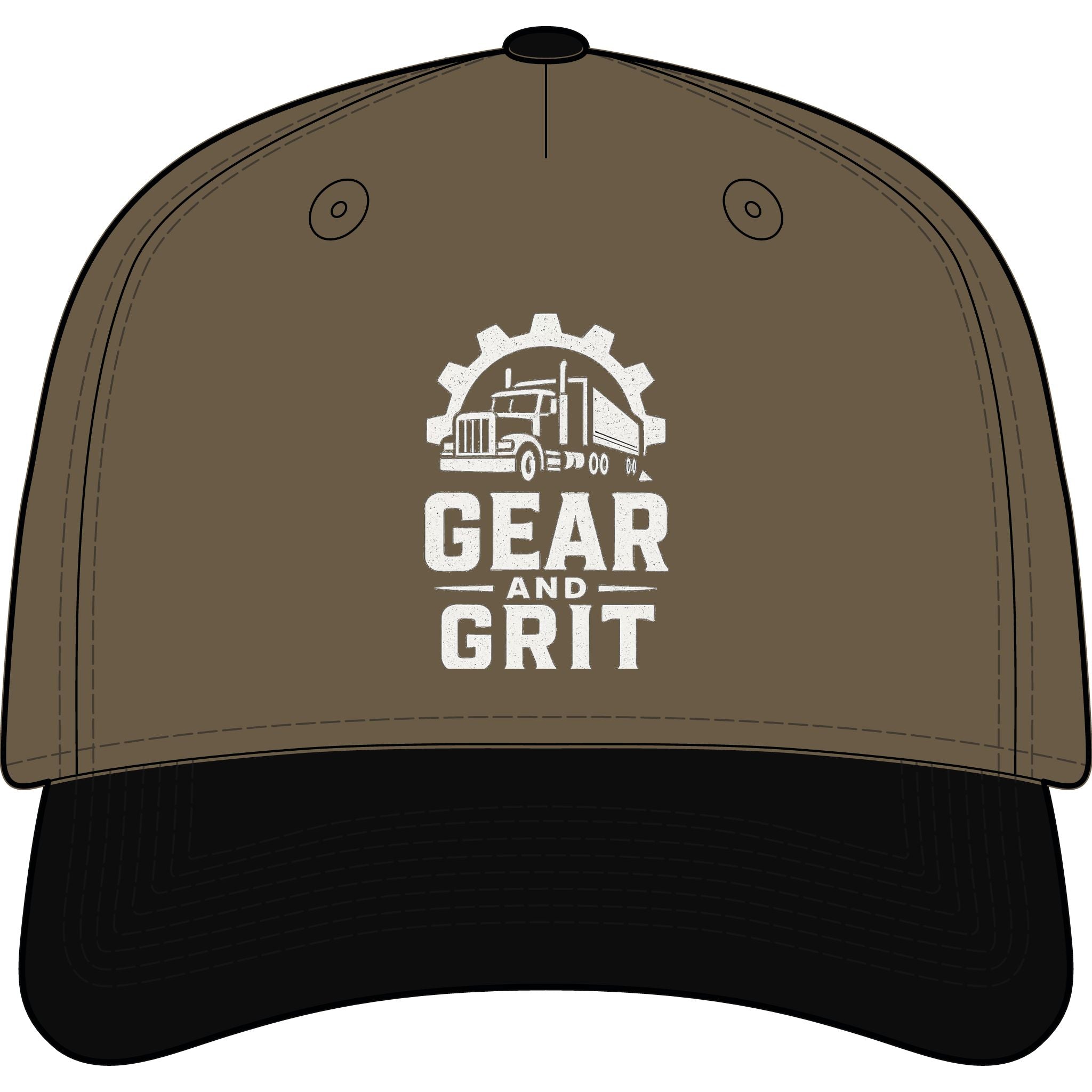 Truckers Gear & Grit Classic Two-Tone Cap