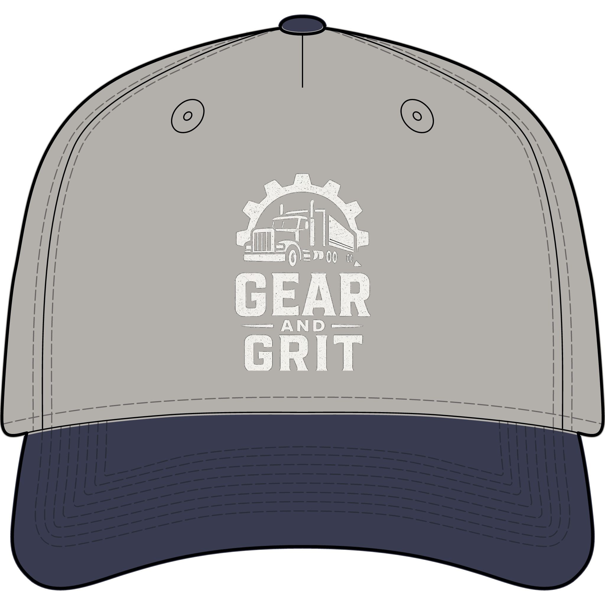 Truckers Gear & Grit Classic Two-Tone Cap