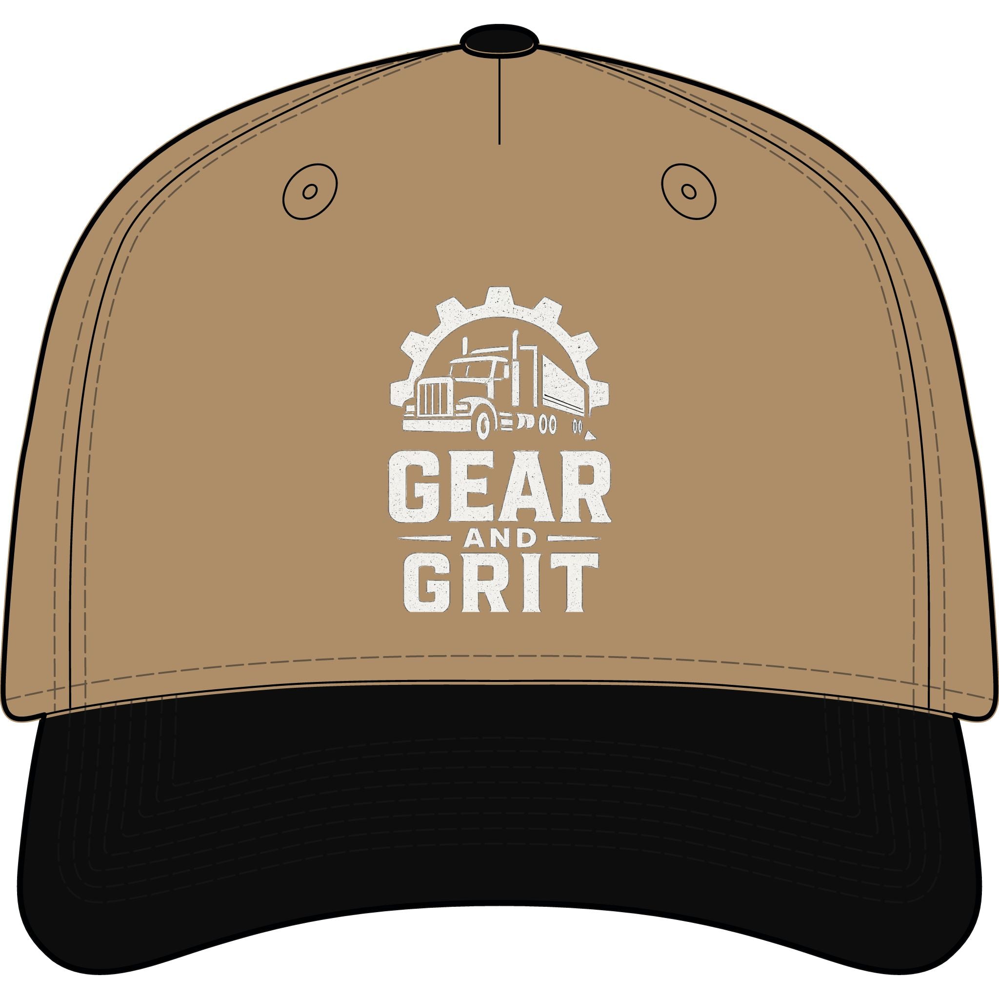 Truckers Gear & Grit Classic Two-Tone Cap