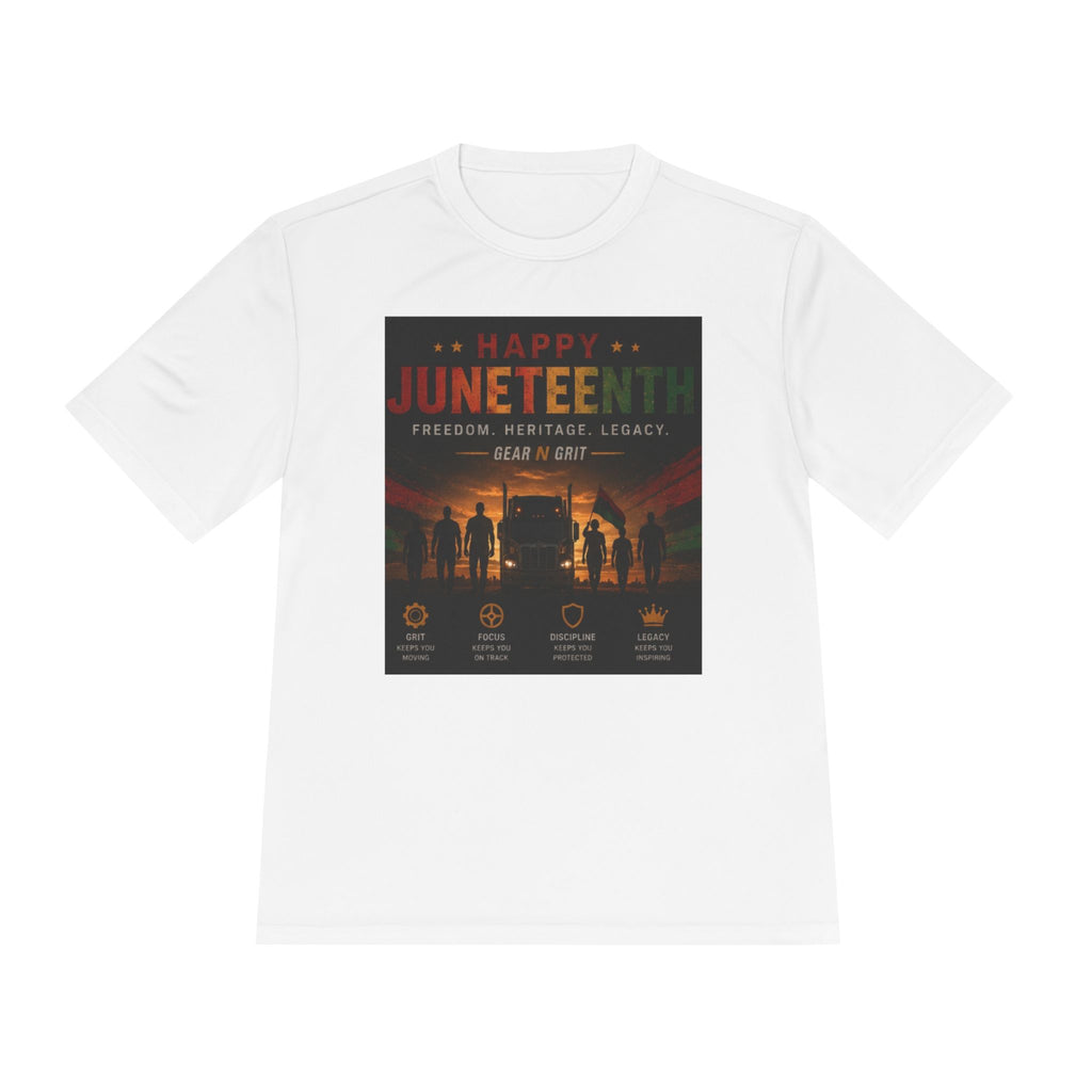 Gear & Grit Long Haul Performance Tee — Unisex Moisture-Wicking Trucker Shirt