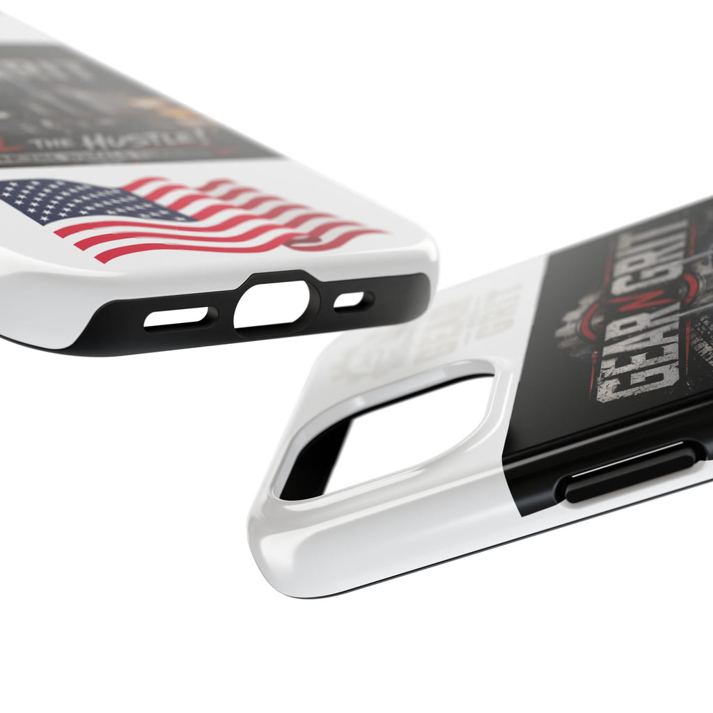 Gear N Grit Truck Driver Tough Phone Case — "Fuel the Hustle" with American Flag