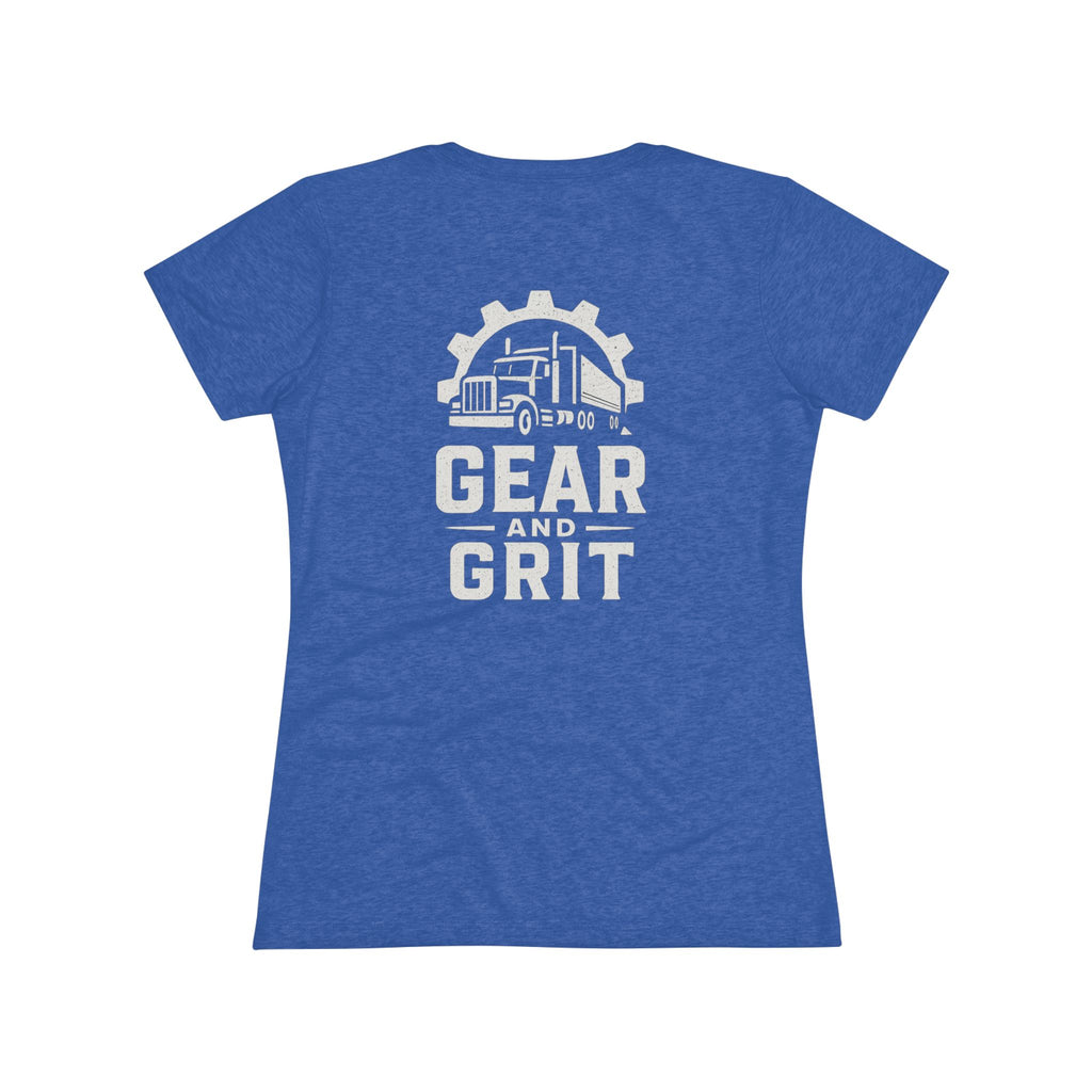 Truck-Hers Women's Tee — 'We Don't Follow Roads, We Own Them' Gear & Grit Trucker Shirt
