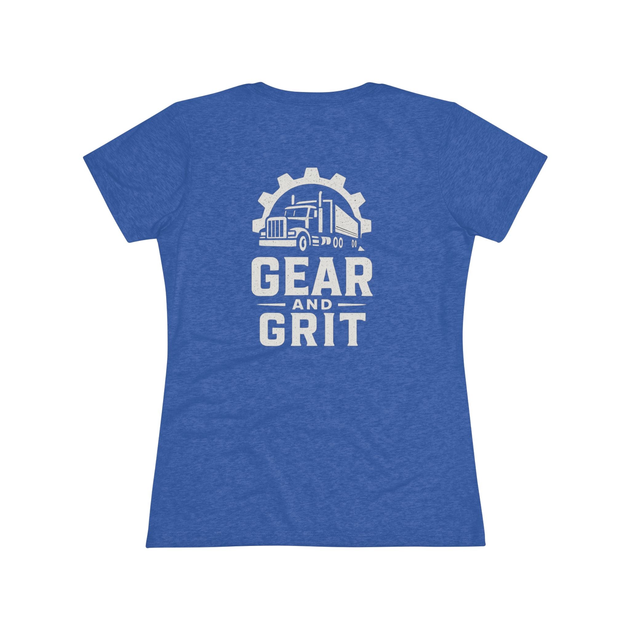 Truck-Hers Women's Tee — 'We Don't Follow Roads, We Own Them' Gear & Grit Trucker Shirt