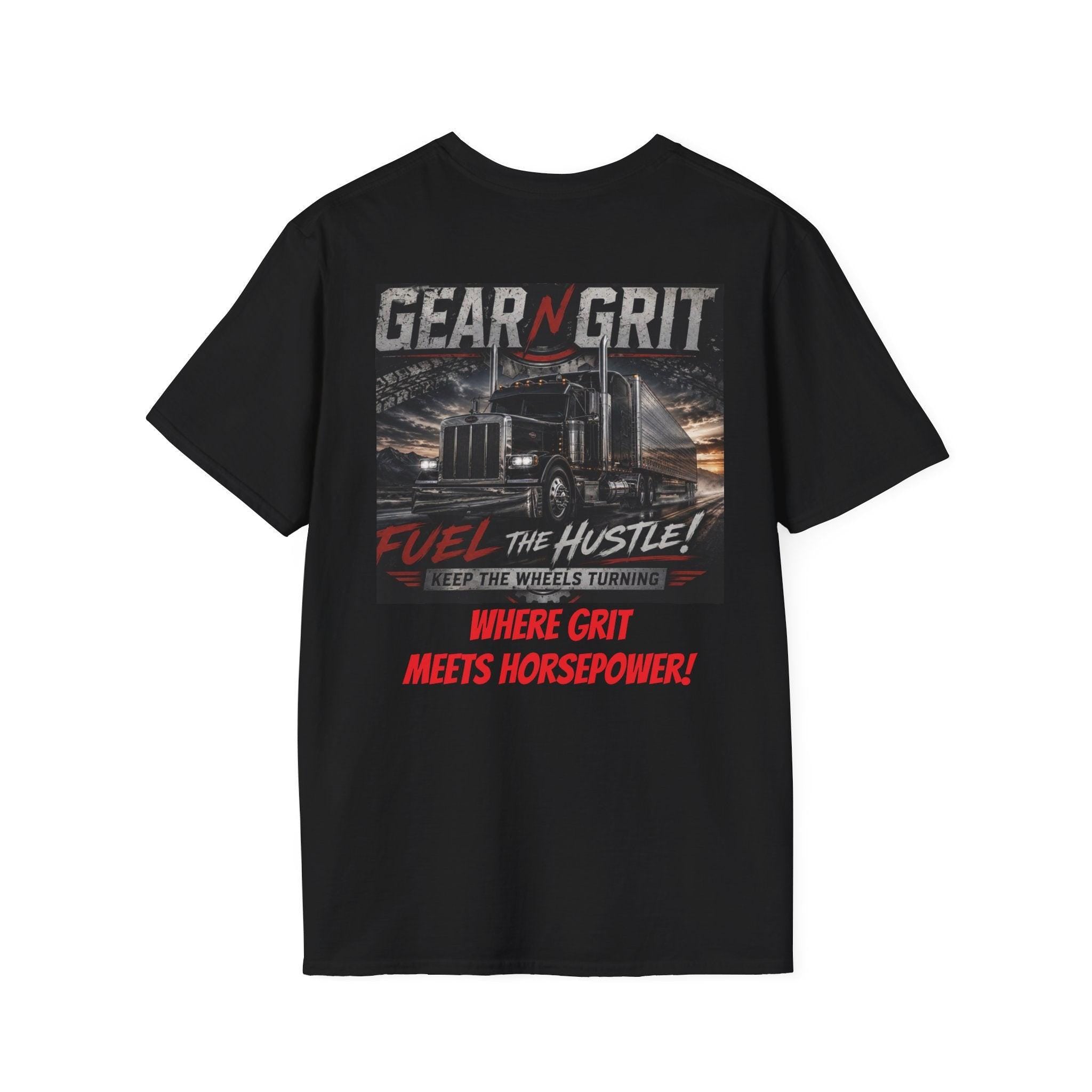 Gear n Grit Where Grit Meets Horsepower T-Shirt | Trucker Tee