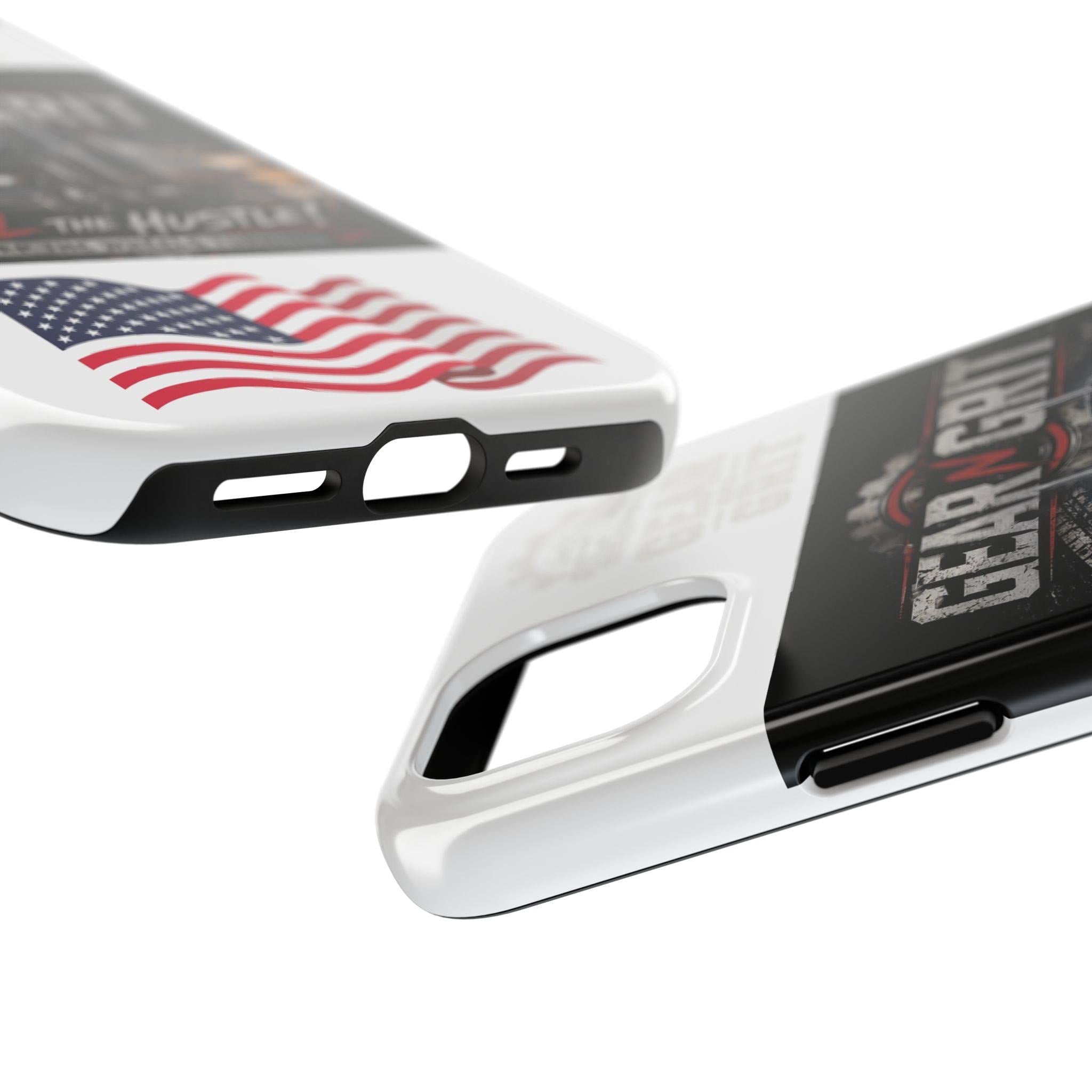 Gear N Grit Truck Driver Tough Phone Case — "Fuel the Hustle" with American Flag